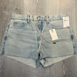 Good American Good 90s Drawstring Shorts